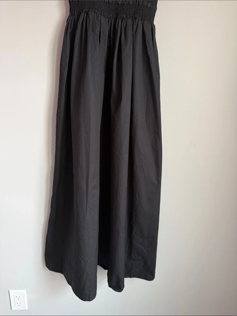 Tory Burch Smocked Midi Dress in Cotton XS
